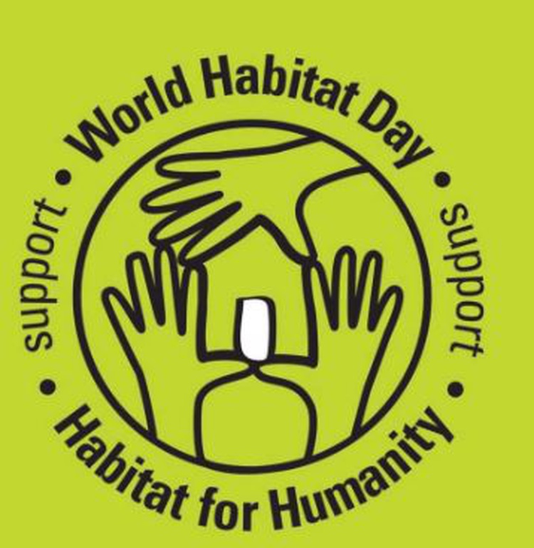 World Habitat Day support logo