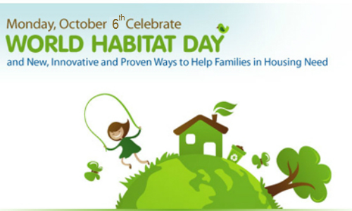 celebrate World Habitat Day