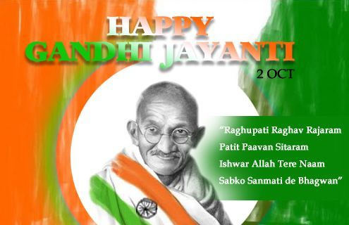 happy Gandhi Jayanti 2 october