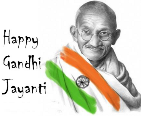 happy Gandhi Jayanti 2018