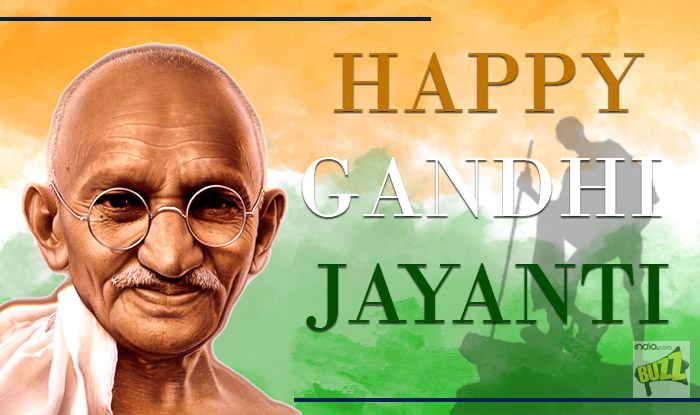 happy Gandhi Jayanti card