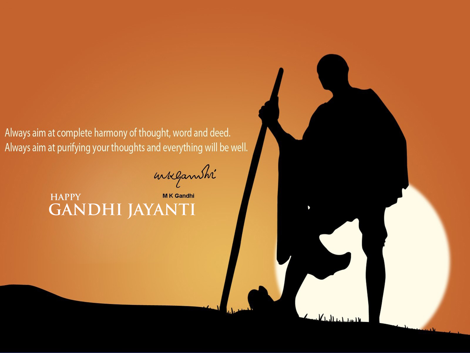 happy Gandhi Jayanti quote picture