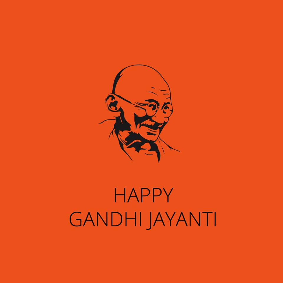 Happy Gandhi Jayanti Beautiful Card 1438