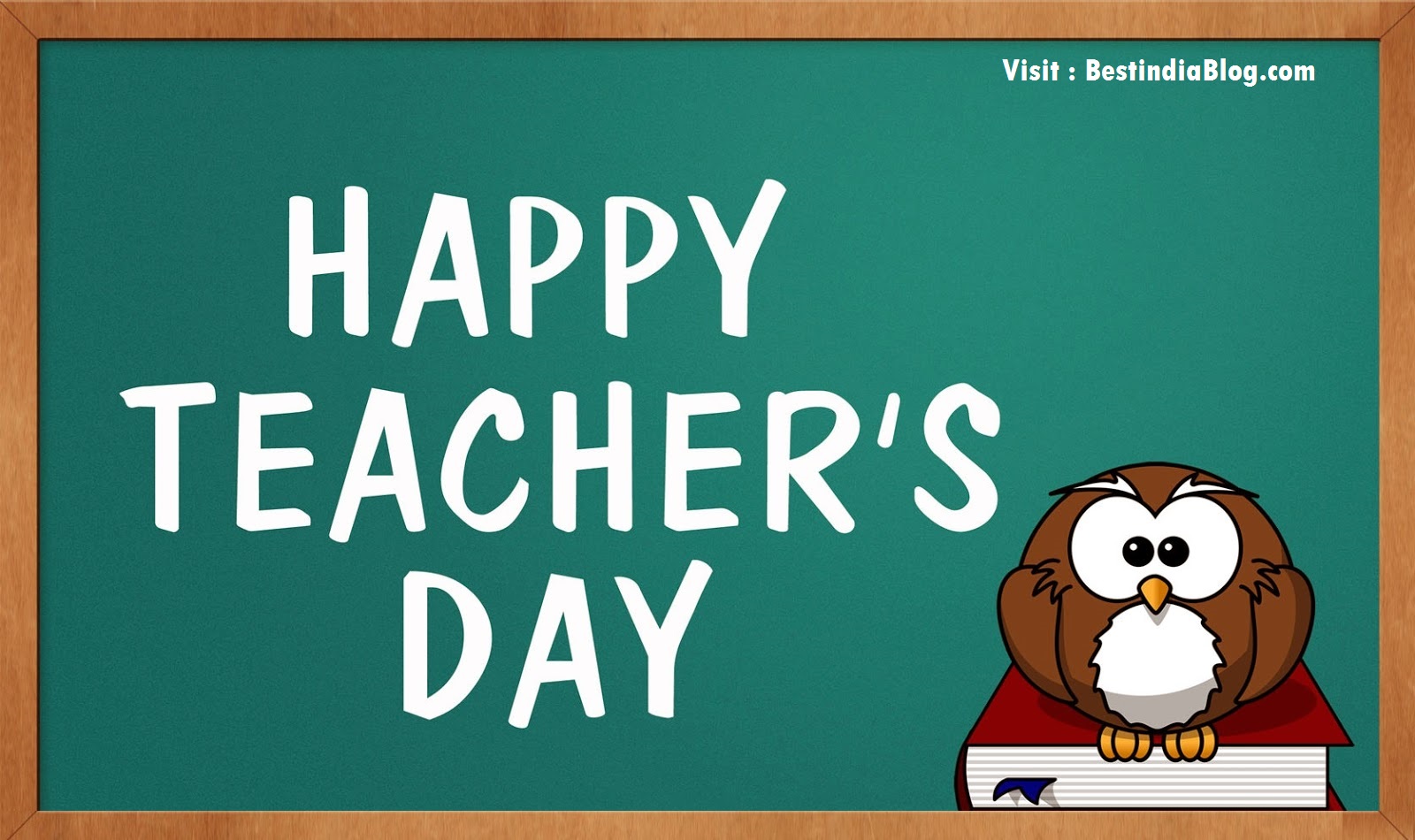 happy teacher’s day owl picture