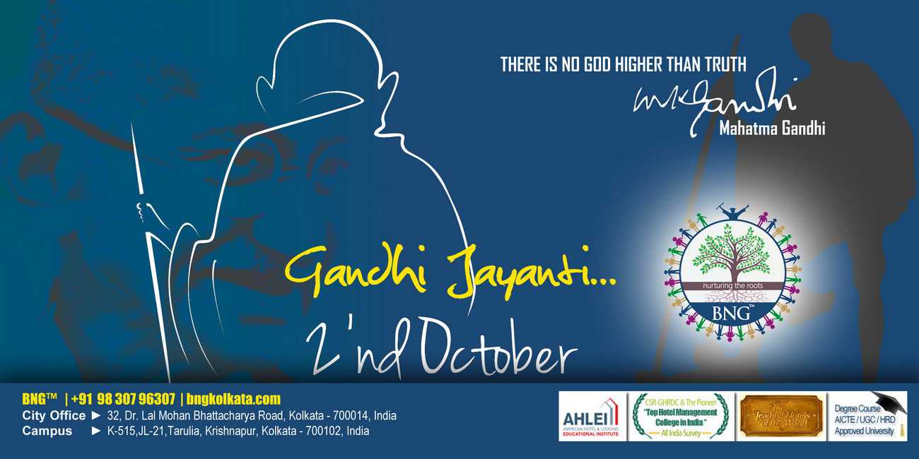 there is no god higher than truth happy Gandhi Jayanti 2nd october