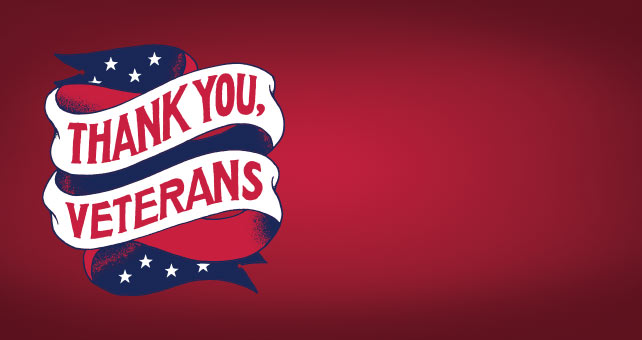 Thank you veterans card