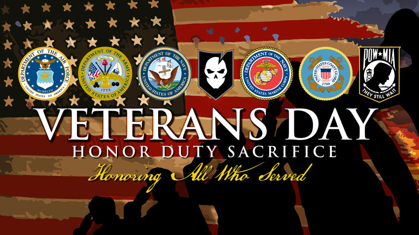 Veterans Day honor duty sacrifice honoring all who served