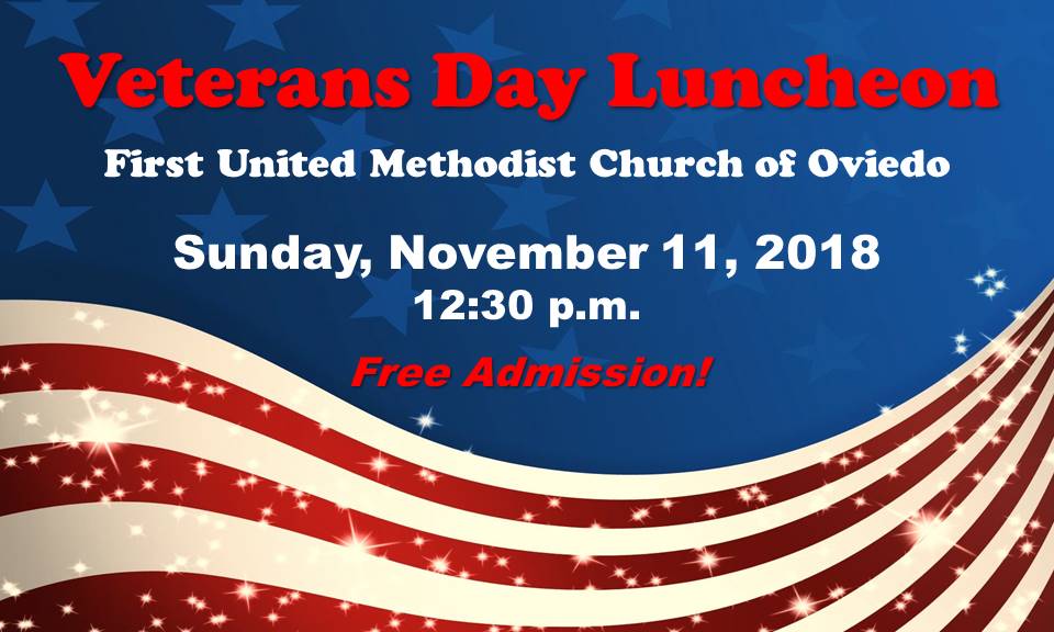 Veterans Day luncheon november 11, 2018