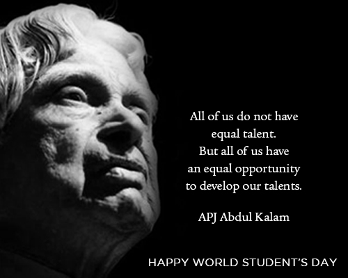 happy World Students Day wishes