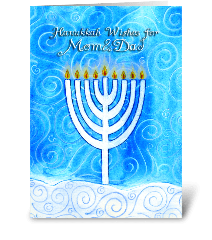 Hanukkah wishes for mom & dad