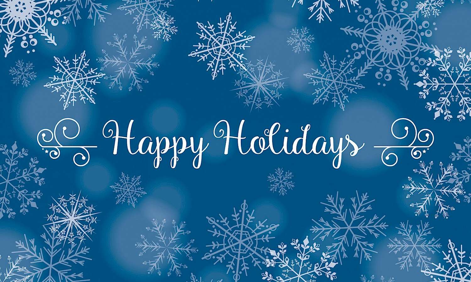 Happy Holidays – Snowflake vectors