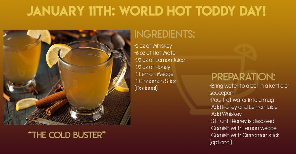 January 11th world Hot Toddy Day