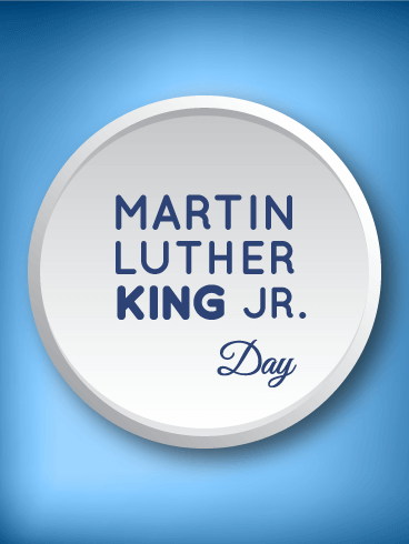 Martin Luther King Jr. day badge