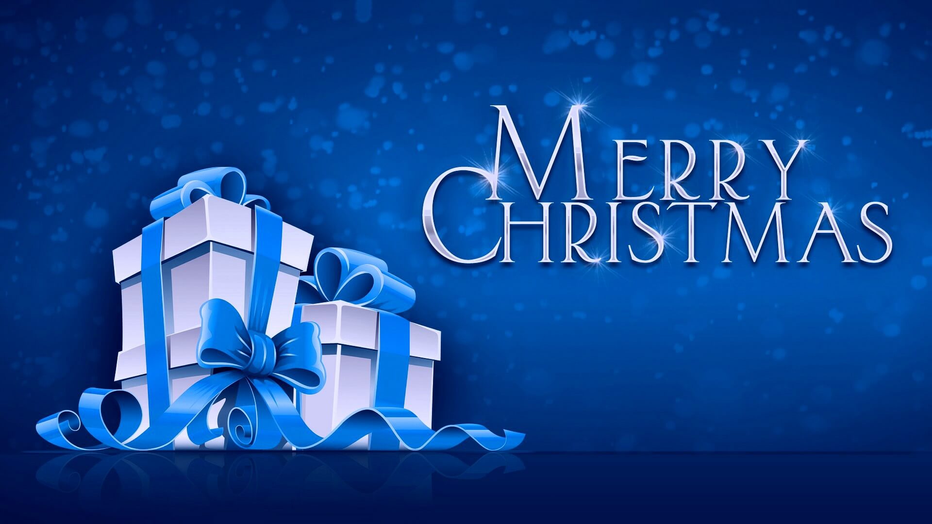 Merry Christmas gift boxes wallpaper