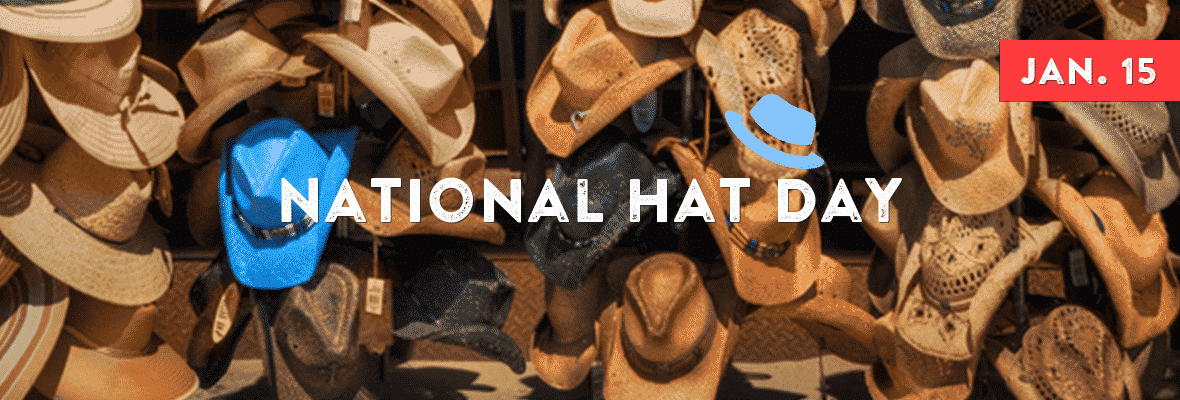 National Hat Day january 15 facebook cover picture