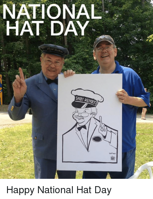 National Hat Day painting