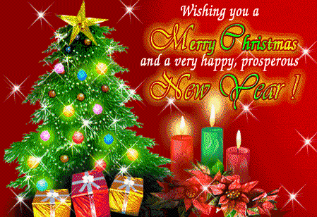 Wishing you a merry christmas and a very happy, prosperous new year