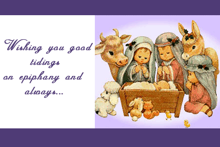 Wishing you good tidings on Epiphany and always