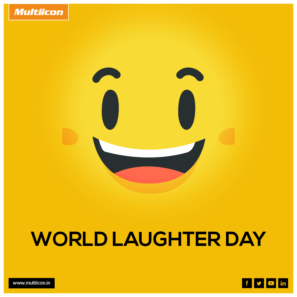 World Laughter Day greetings ecard