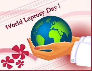 World Leprosy Day earth globe on hand