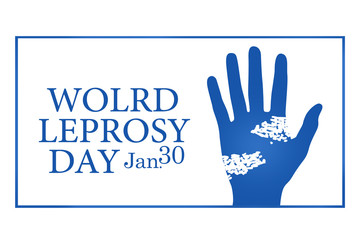 World Leprosy Day jan 30 hand palm