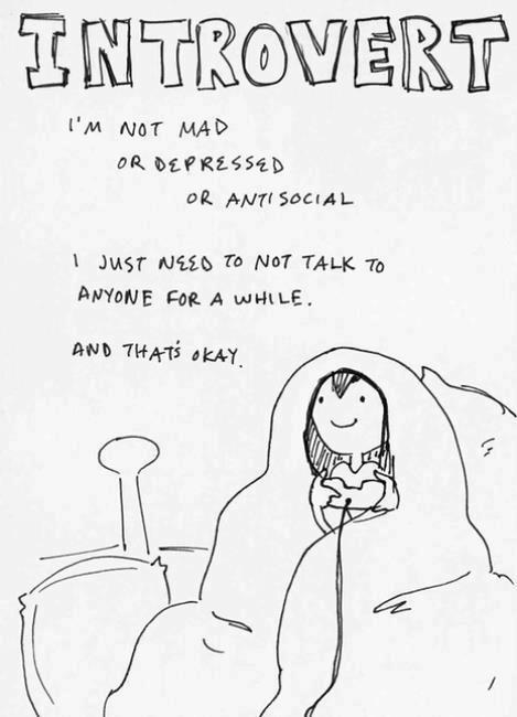 introvert i’m not mad or depressed World introvert Day