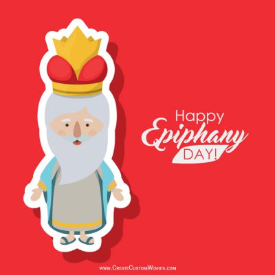 king wishing you happy Epiphany day