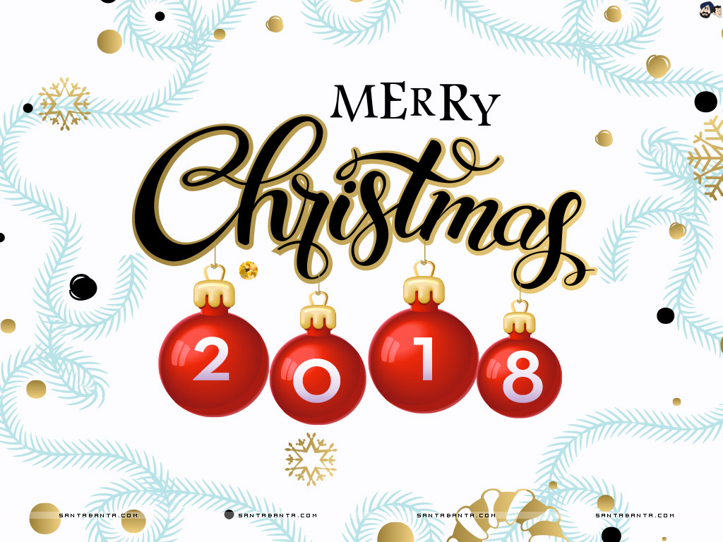 merry Christmas 2018 card