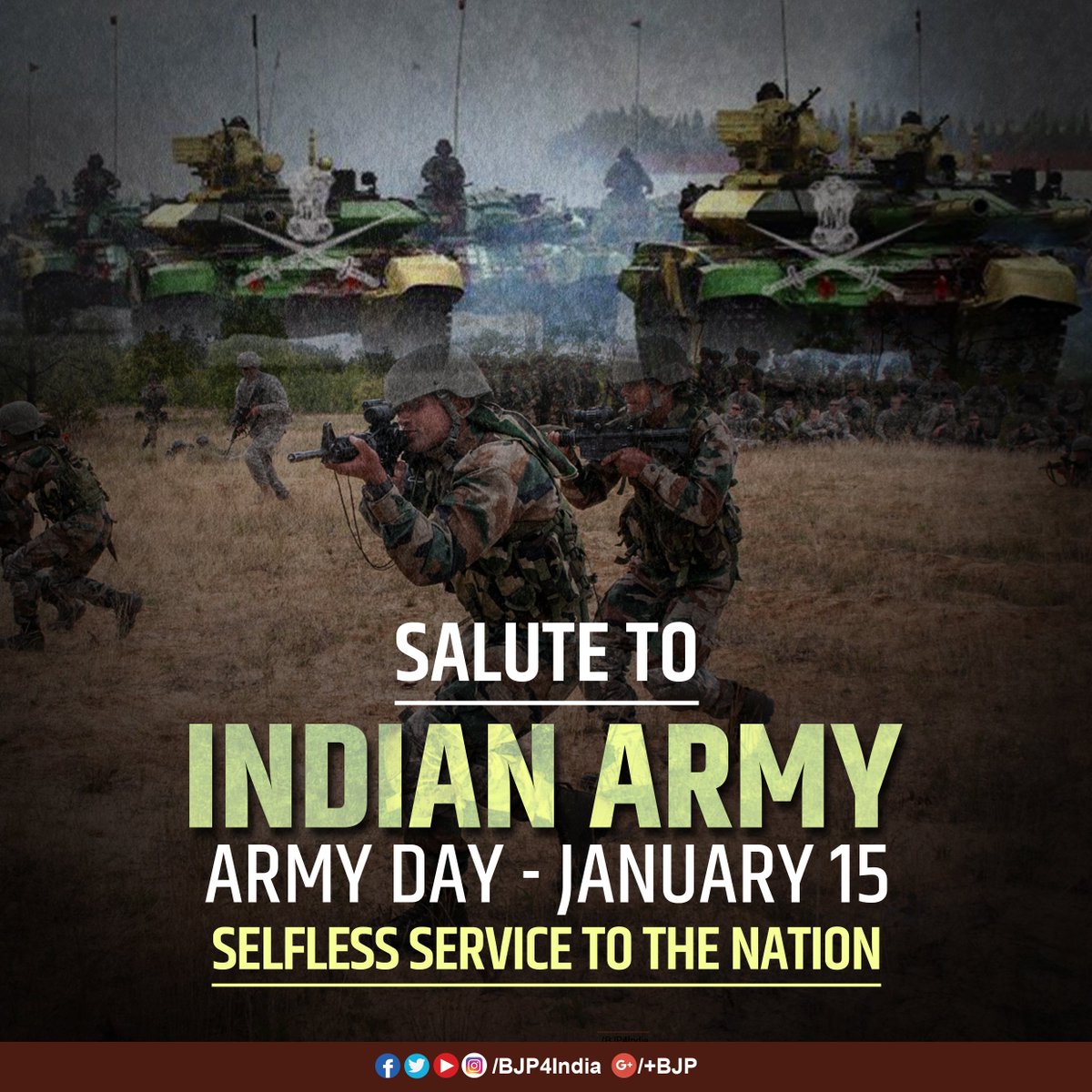 salute to indian army happy Indian Army Day january 15