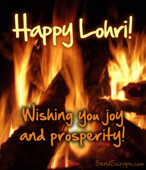 wishing you joy and prosperity happy Lohri