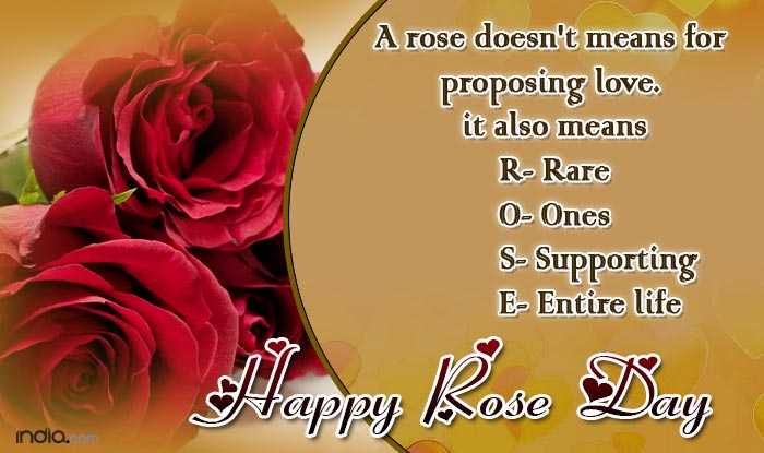 a rose doesn’t means for proposing love. happy Rose Day