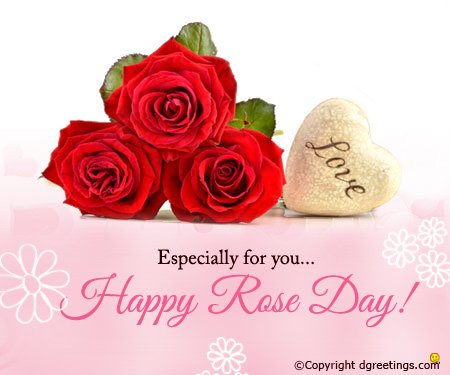 especially for you happy Rose Day