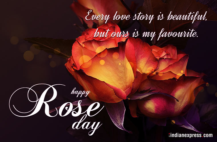 every love story is beautiful, but ours is my favorite happy Rose Day