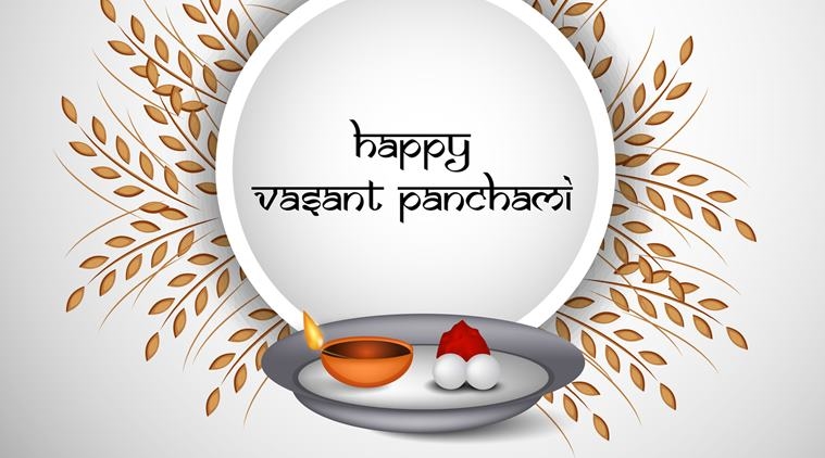 happy basant panchami puja thali