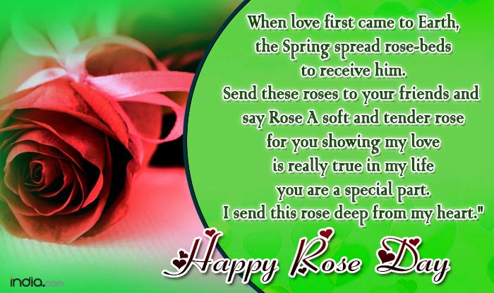 happy rose day wishes for my love