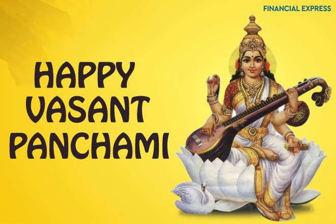 happy vasant panchami goddess saraswati