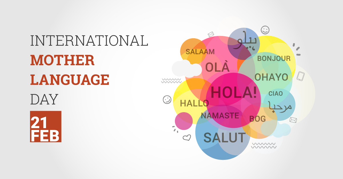 International Mother Language Day 21 feb hello in different languages