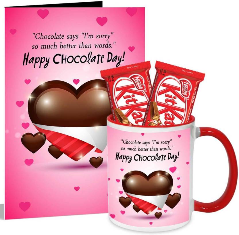 chocolates says i’m sorry so much better than words happy Chocolate Day