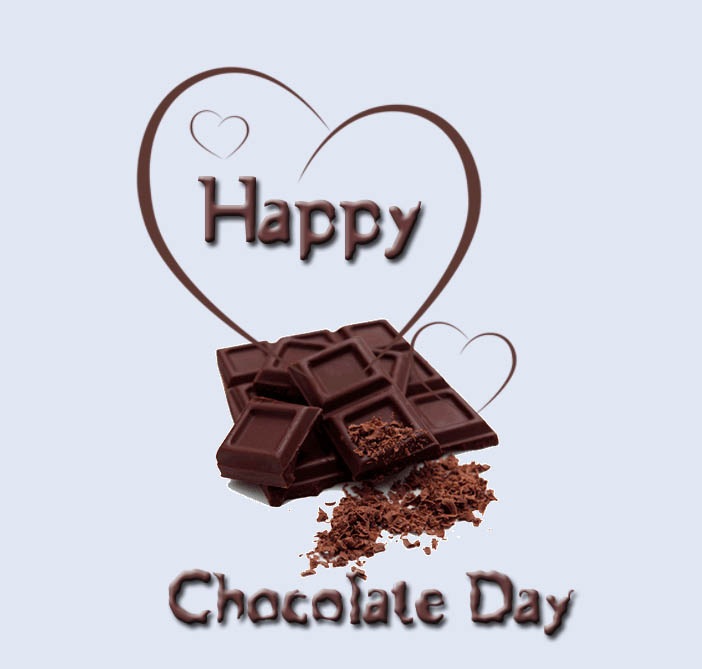 happy Chocolate Day greeting card