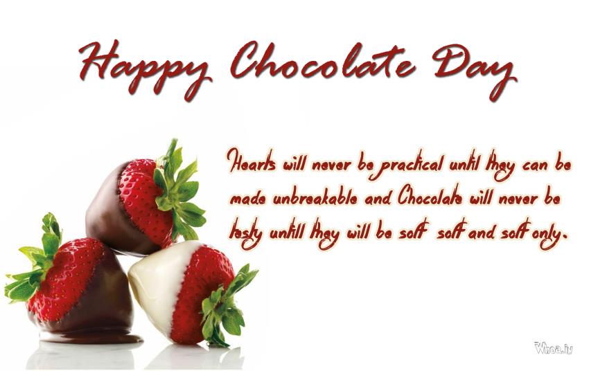 happy Chocolate Day hearts will never be practical until they can be made unbreakable