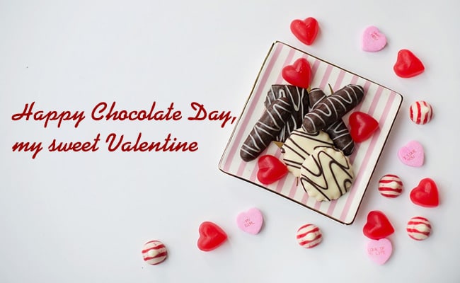 happy Chocolate Day my sweet valentine