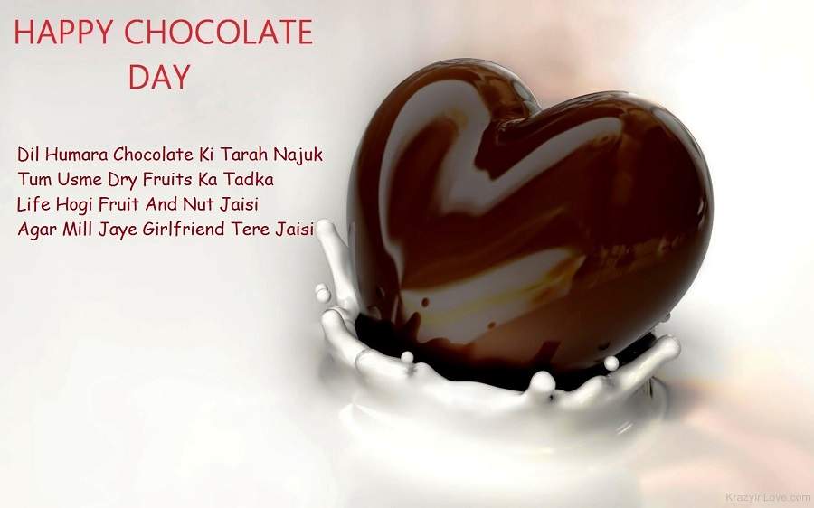 happy Chocolate Day shayari