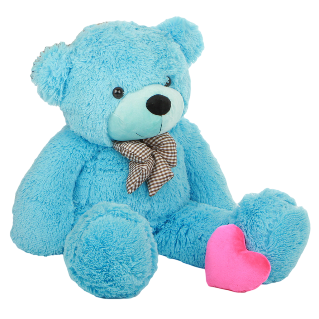 happy teddy bear day cute blue teddy bear