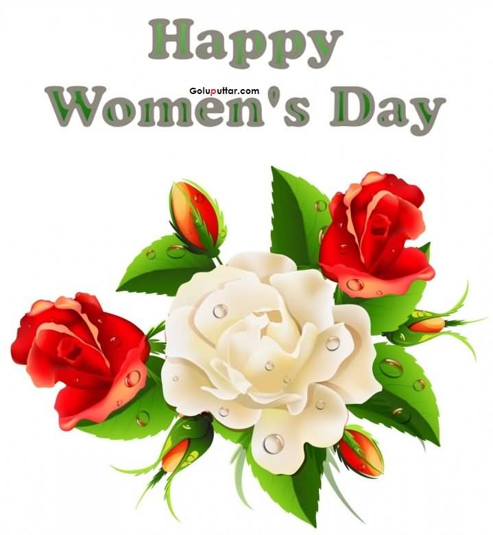 happy women’s day flower for you