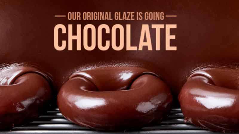 our original glaze is going chocolate happy chocolate day