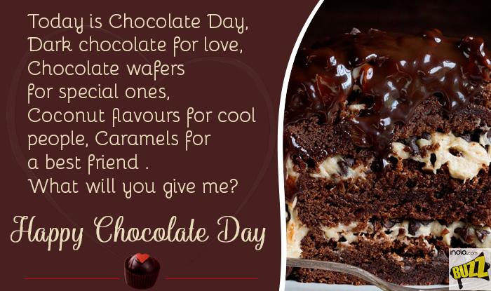 today is Chocolate Day, dark chocolate for love happy Chocolate Day