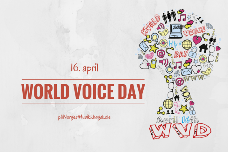 16 april World Voice Day illustration