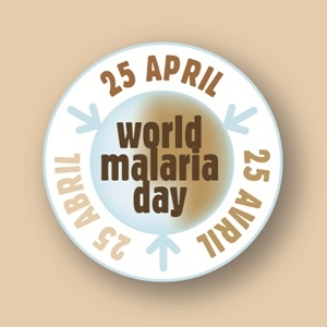 25 april World Malaria Day logo