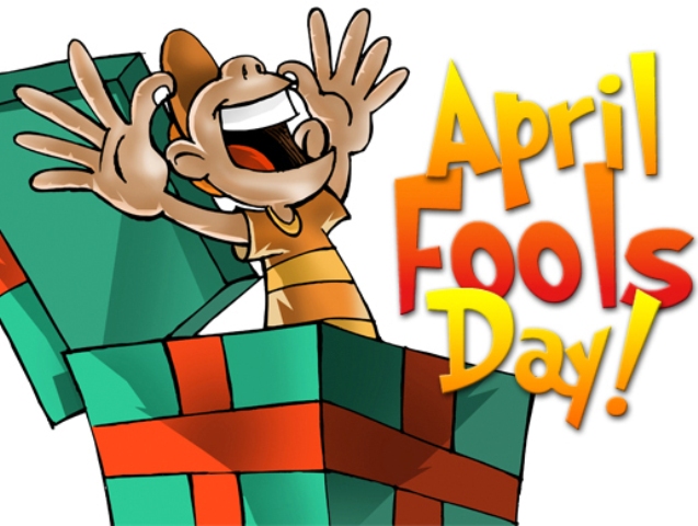 April Fool Day gift box