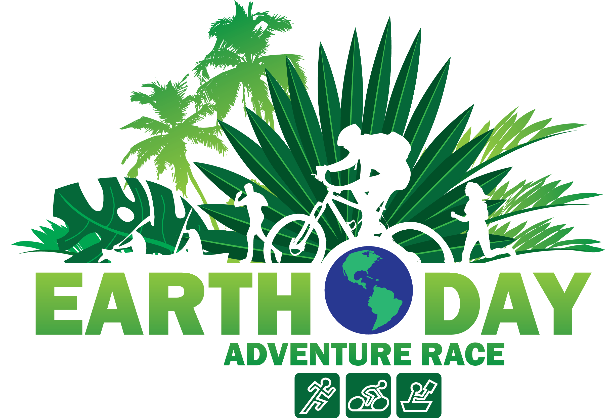 Earth Day adventure race logo